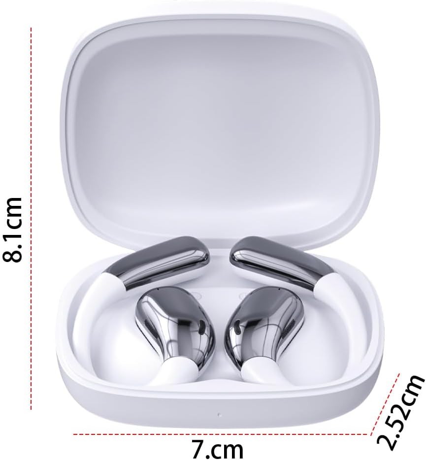 One-Click Translator Earbud, Language Translator Earbuds, A38 Wireless Translation Earbuds Real Time, AI Translation Earbuds, OWS Ear Bud Translator Device for Business Travel (White) - Image 7
