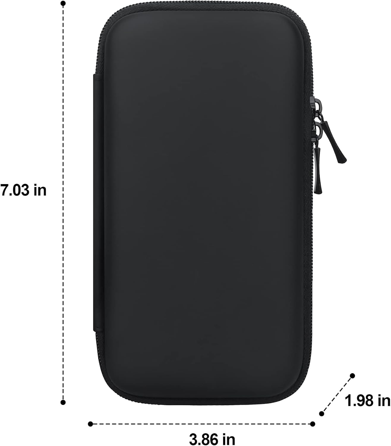Canboc Electronics Travel Organizer, MacBook Charger Carrying Case, Electronic Accessories Portable Cable Storage Bag for Charging Cords, Power Adapter, MagSafe, USB Hub, Power Bank, Earbuds, Black - Image 4