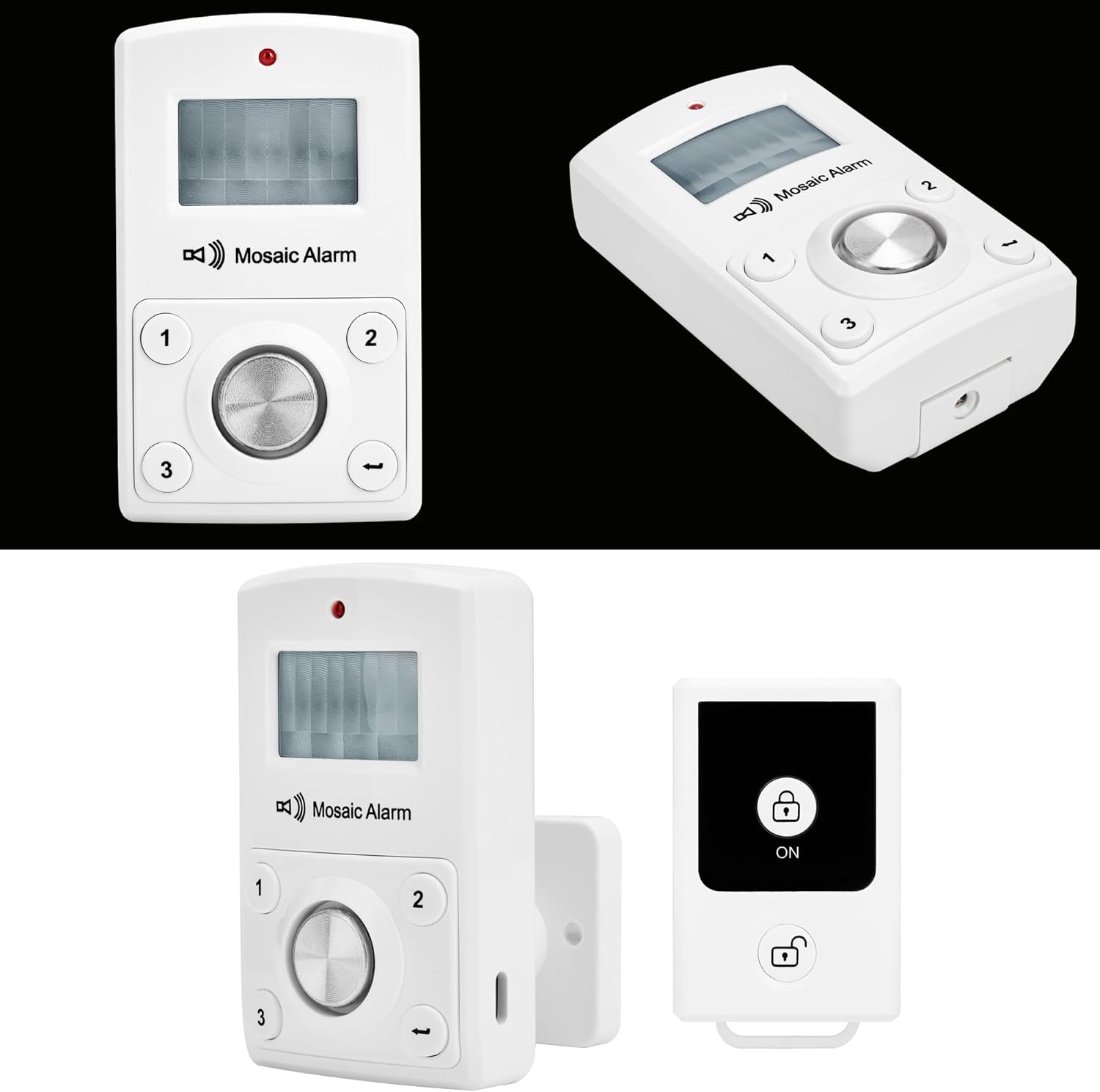 135dB Remote Motion Sensor Alarm Loud Sound for Garage, Shed. Portable Battery Operated Keypad Alert for Travel, Camp. Freestanding Indoor Home Security Motion Detecting Siren. Cordless or USB Power - Image 7