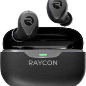 Raycon Everyday Earbuds (2024 Edition) - Bluetooth True Wireless in-Ear Buds with 32 Hours Playtime, Multpoint Technology, Extreme Comfort, and Active Noise Cancellation (Carbon Black)