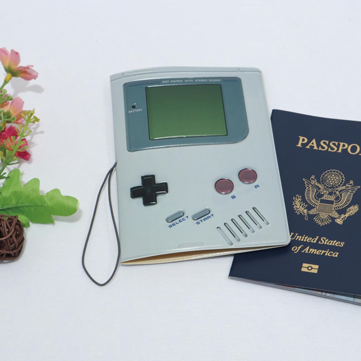 Passport and Card Holder Combo, Cute Style Game Retro Compact, Lightweight, Waterproof, Aesthetic design - Image 4