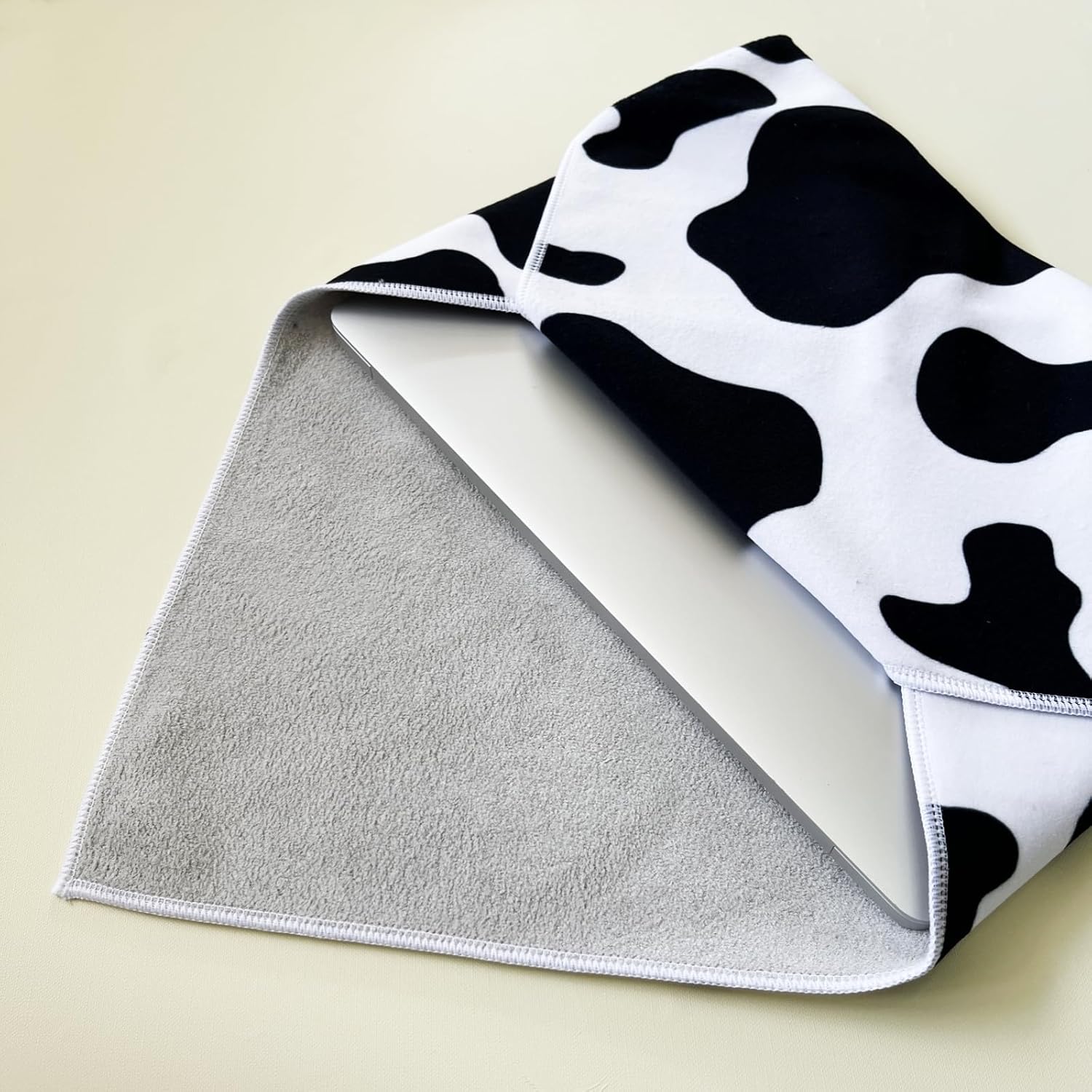Magic Stick-It Wrapper Cloth Makeup Bag Storage Wrap,Cute Floral Cotton Toiletry Cosmetic Bags Travel Essentials Organizer Pouch for Camera Len Protective,Luggage,Electronics - Image 2
