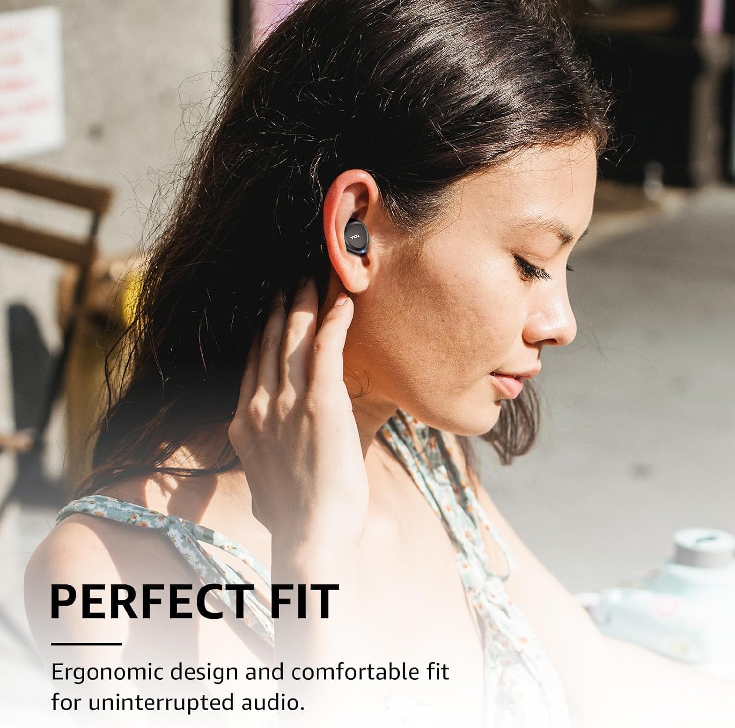 TOZO A1 Wireless Earbuds Bluetooth 5.3 Light Weight in Ear IPX5 Waterproof Headphones 2 Mic for AI Calls, Immersive Premium Sound Bass Headset with Charging Case, 32 Presets EQ Customization via App - Image 2