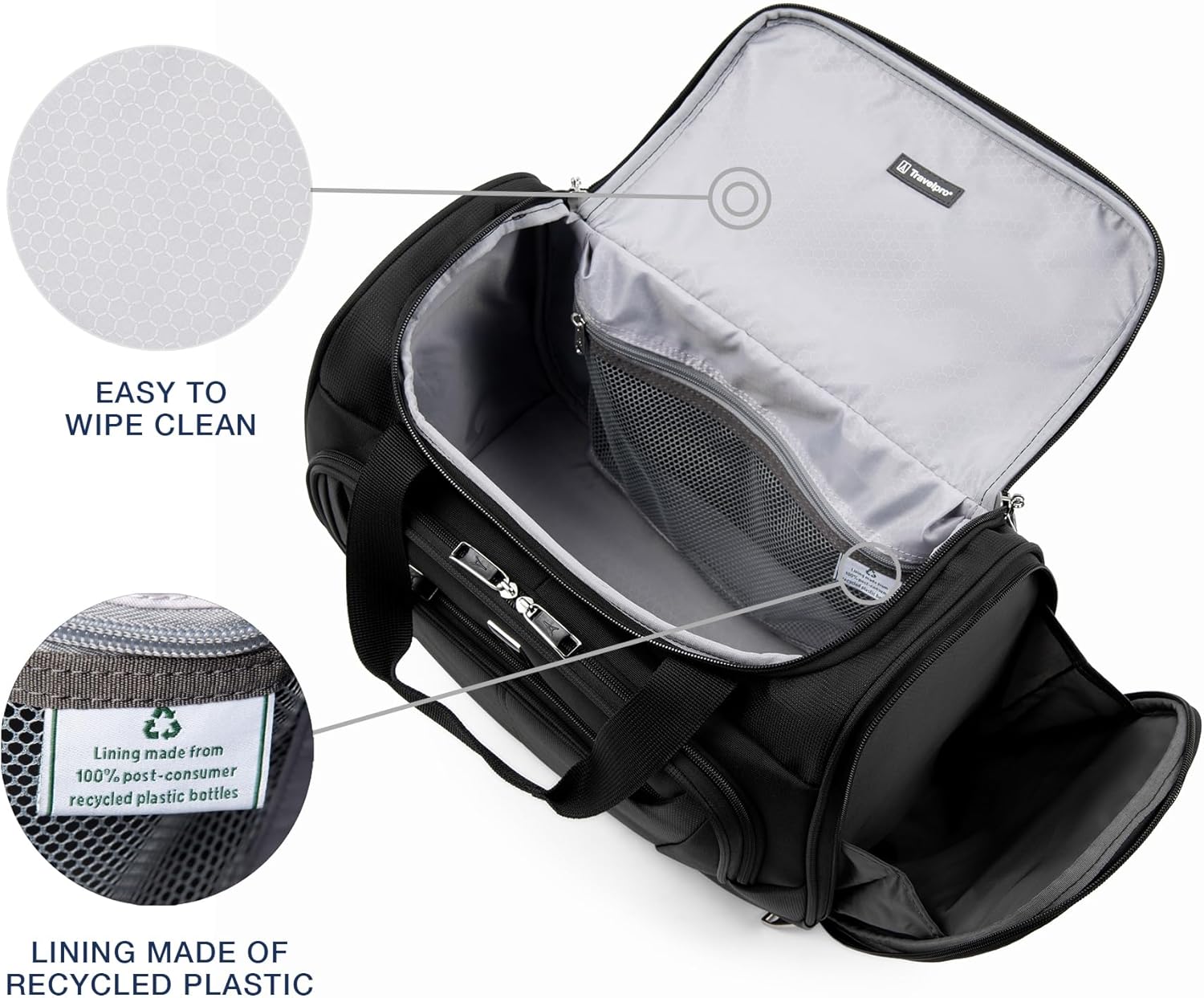 Travelpro Maxlite 5 Softside Lightweight Underseat Carry-On Travel Tote, Overnight Weekender Bag - Image 4