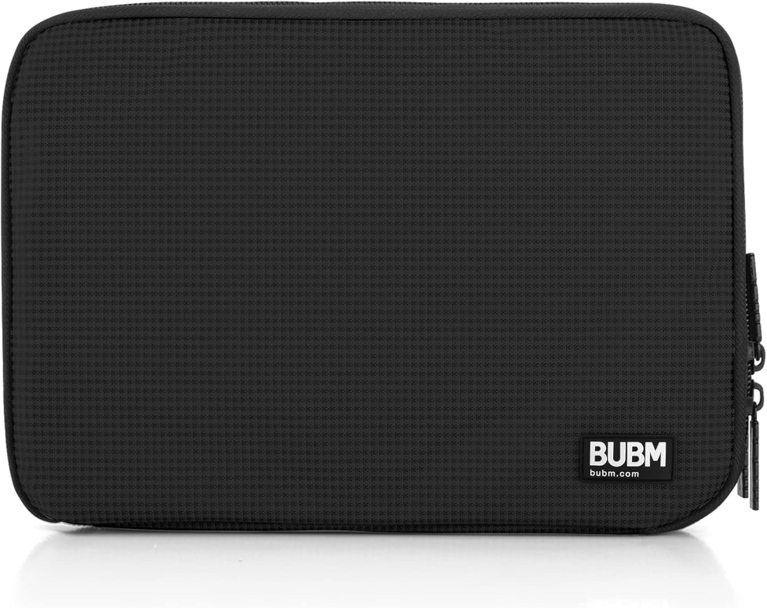BUBM Double Layer Electronic Accessories Organizer, Travel Gadget Bag for Cables, USB Flash Drive, Plug and More, Perfect Size Fits for iPad Mini (Medium, Black) - Image 9