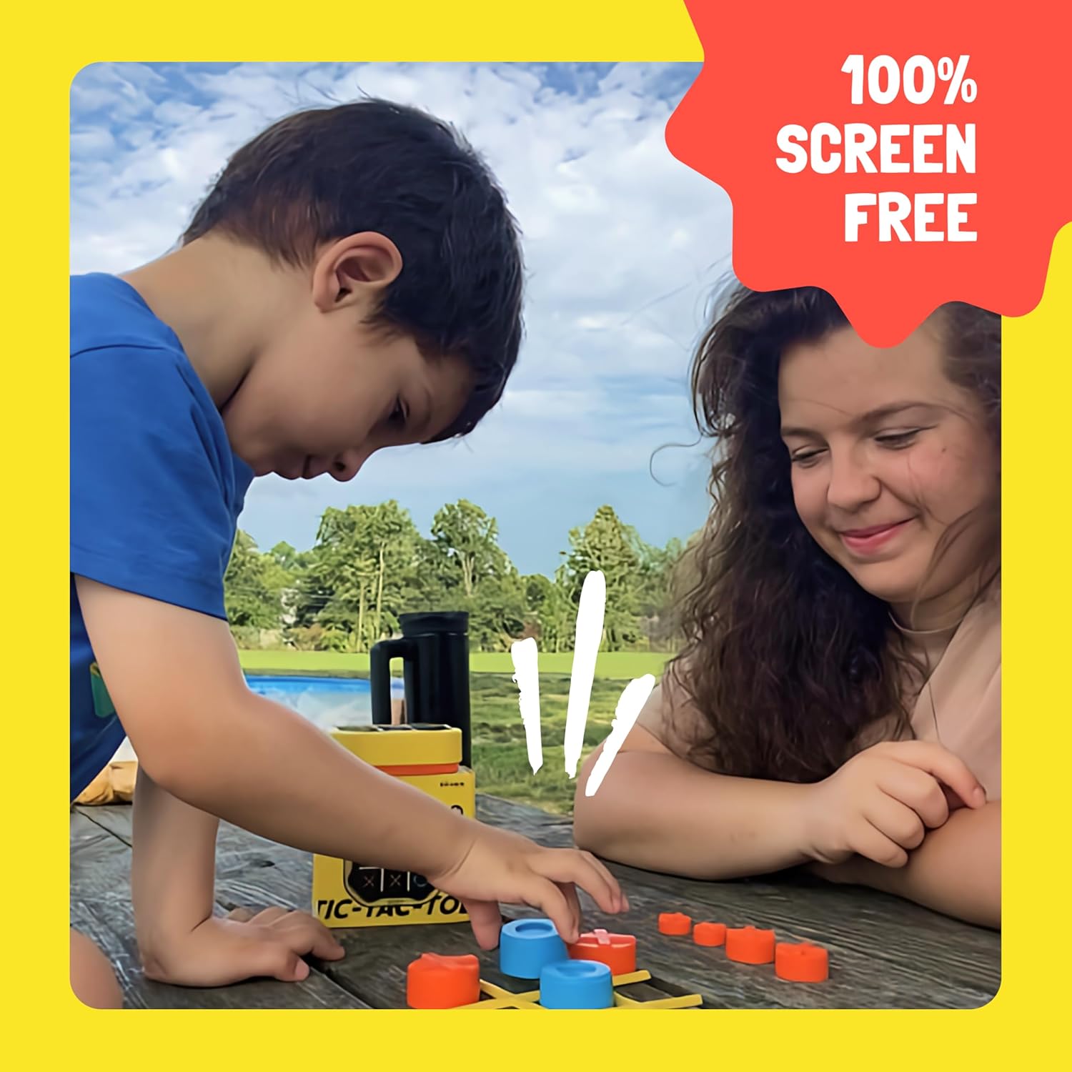 GiiKER Tic Tac Toe Bolt Game, Original 3-in-1 Handheld Puzzle Game Console, Portable Travel Games for Car Ride, Board Games for Kids and Adults, Birthday Gifts Easter Basket Stuffers for Ages 3+ - Image 6