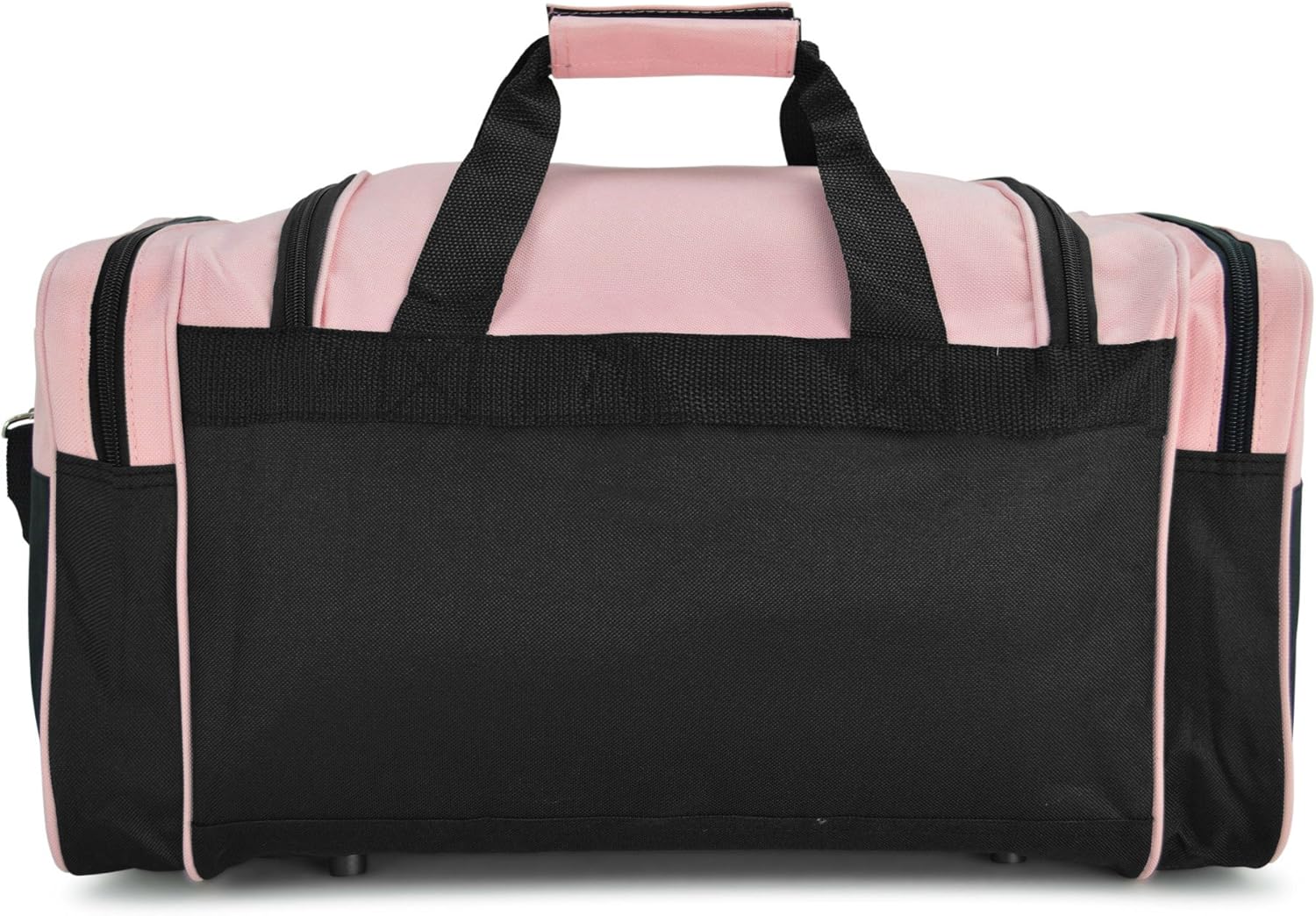 DALIX 21" Blank Sports Duffle Bag Gym Bag Travel Duffel with Adjustable Strap in Pink - Image 4