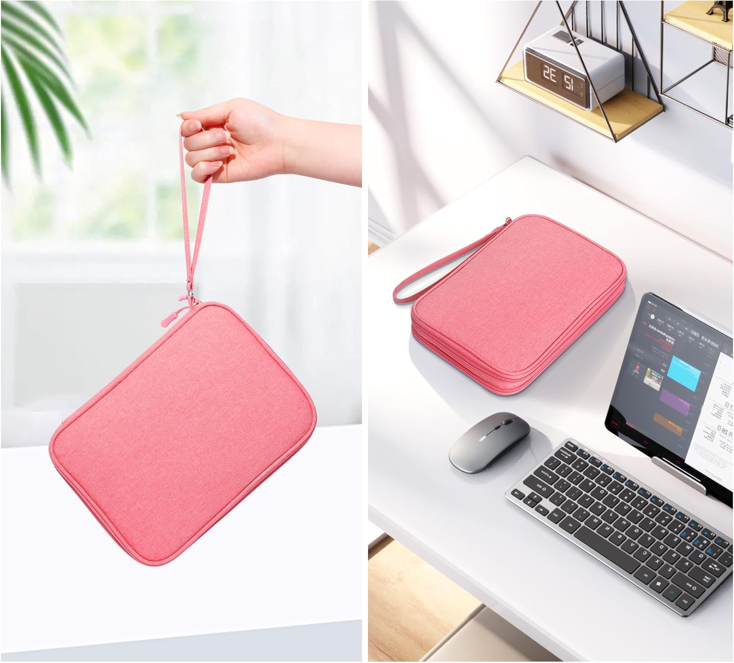 CILLA Electronics Organizer Travel, Travel Cord Organizer Case, Compact Electronics Accessories Bag for Cable, Cord, Charger, Phone - Image 6