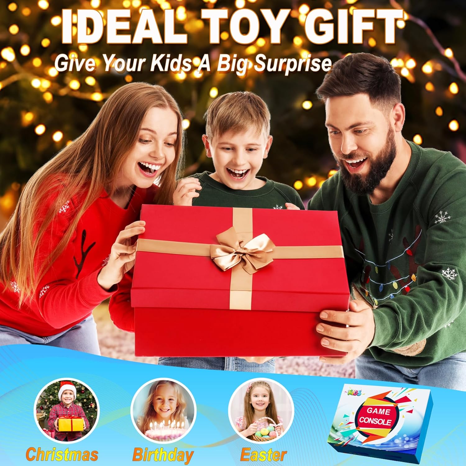 32 Bit Handheld Games for Kids Preloaded 139 Video Games, Portable Video Gaming Player with 3.0" IPS Screen and Rechargeable Battery, Mini Travel Games Electronic Gifts Toys for Boys Girls, White - Image 7