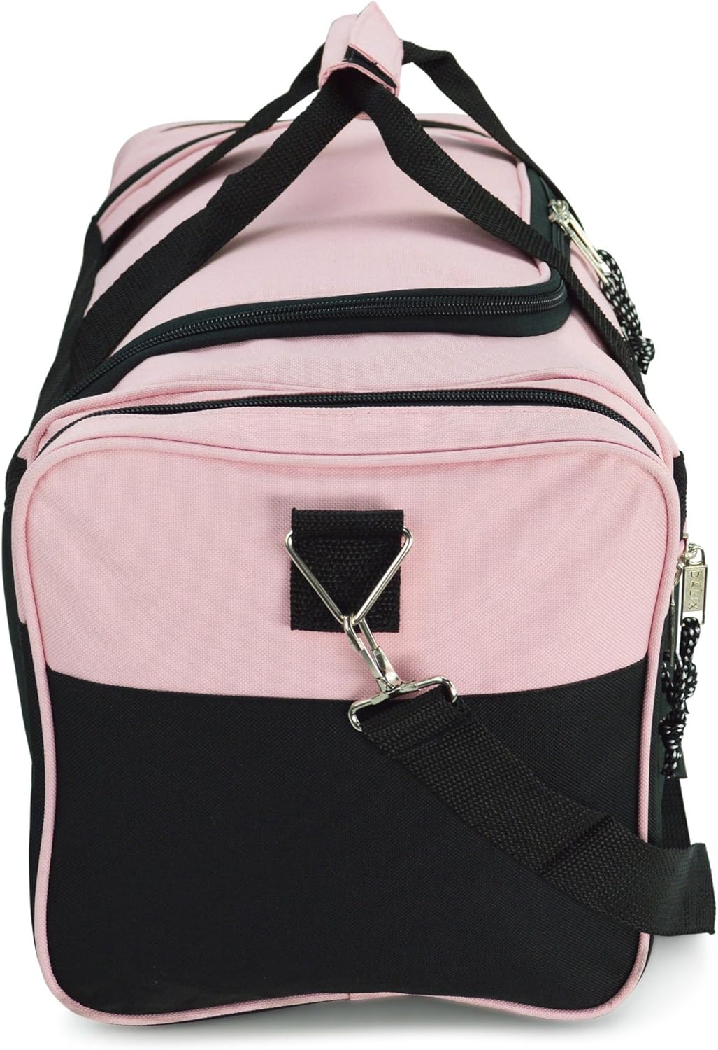 DALIX 21" Blank Sports Duffle Bag Gym Bag Travel Duffel with Adjustable Strap in Pink - Image 6
