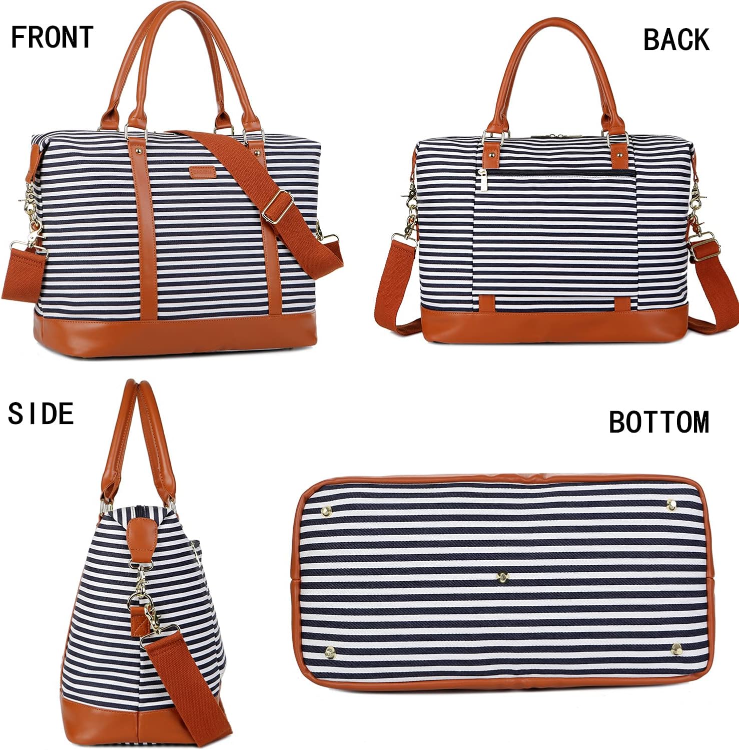 Baosha Women's Modern/Fitted, 16 x 12 x 8 inch - Image 3