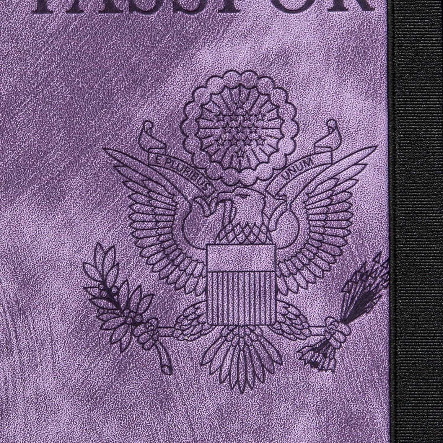 Passport Holder for travel - Cover Wallet -Travel Essentials RFID Blocking Travel Accessories for Women Men (violet) - Image 7